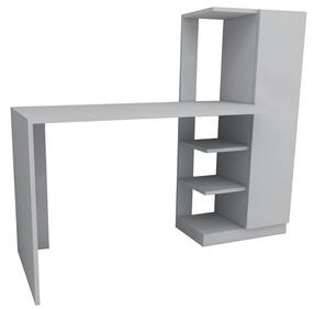 Rašomasis stalas su spintele Kalune Design Yagiz 550ARN1139, baltas