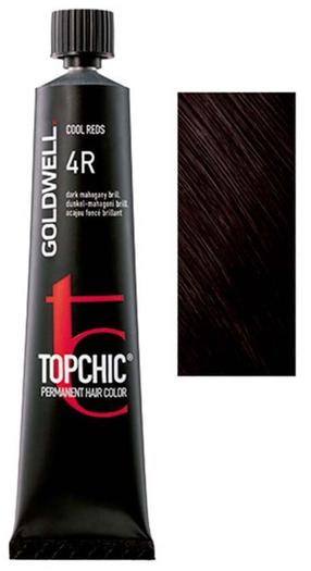Plaukų dažai Goldwell Topchic, dark mahogany, 4R, 60 ml