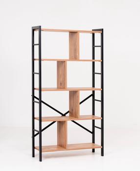 Pastatoma lentyna Kalune Design Seul 379VLV1302, ruda/juoda, 26 cm x 78 cm x 150 cm