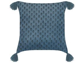 Dekoratyvinė pagalvėlė Beliani Ribes, mėlyna, 45 cm x 45 cm