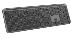 Klaviatūra Logitech K950 920-012465, Anglų (US), grafito, belaidė
