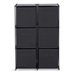 Lentyna, su daiktadėže Domoletti, juoda, L, 68.5 cm x 34.5 cm x 101 cm