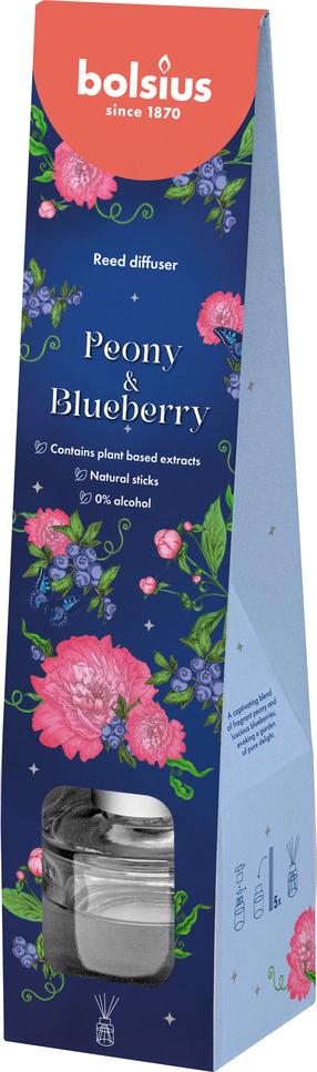 Namų kvapas Bolsius Peonies and blueberries, 30 ml
