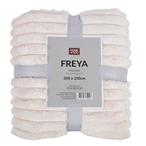 Pledas Home4you Freya 85426, baltas, 150 cm x 200 cm