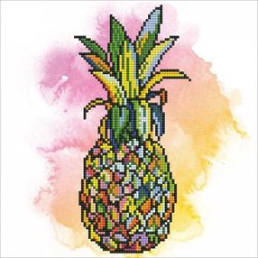 Deimantinė mozaika Diamond Dotz Pineapple 11N50467, įvairių spalvų