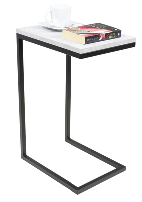 Kavos staliukas ADRK Spark, juodas/pilkas, 40 cm x 30 cm x 62 cm