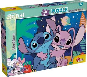 Dėlionė Lisciani Lilo & Stitch, 25 cm x 35 cm, 24 vnt., įvairių spalvų