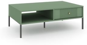 Kavos staliukas Iseo IS05 2S, žalias, 68 cm x 104 cm x 37 cm