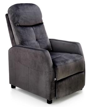 Atlošiamas krėslas Felipe 2, juodas, 64 cm x 84 cm x 103 cm