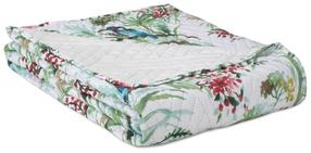 Lovatiesė Restilo Kingfisher, mėlyna/balta/raudona, 240 cm x 260 cm