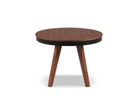 Stalas išskleidžiamas Micadoni Home Ludia, tamsaus ąžuolo, 100 - 200 cm x 100 cm x 74.5 cm