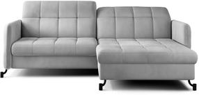 Kampinė sofa Lorelle Monolith 84, pilka, dešininė, 160 x 225 cm x 105 cm