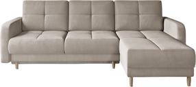 Kampinė sofa Roxi Sola 18, šviesiai ruda, dešininė, 165 x 240 cm x 90 cm