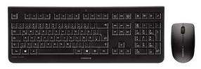 Klaviatūros ir pelės komplektas CHERRY DW 3000 Optical, Prancūzų, juoda, belaidė