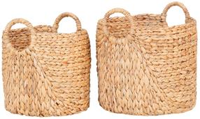 Krepšių rinkinys, daiktų saugojimo House Nordic Passo, ruda, 35 x 35 x 37 cm