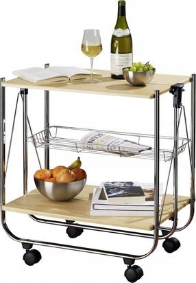 Kavos staliukas Wenko Deluxe Dinett, rudas, 68 cm x 40.6 cm x 70 cm