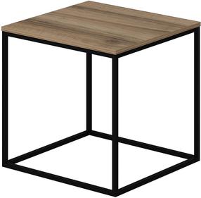 Kavos staliukas Kalune Design Basak, riešuto, 50 cm x 52 cm x 50 cm
