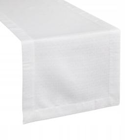 Stalo takelis stačiakampė Eliza, balta, 40 x 140 cm