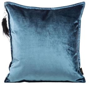 Dekoratyvinės pagalvėlės užvalkalas Royal JQL-04, mėlyna, 45 cm x 45 cm