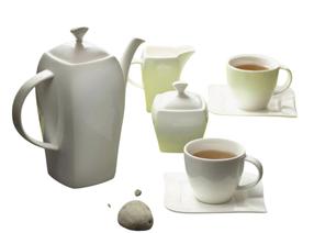 Kavos/arbatos servizas Ambition Fala, 0.220 l, porcelianas, Balta