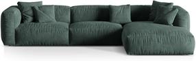 Modulinė sofa Micadoni Martina Vogue 12, žalsva, dešininė, 332 x 176 cm x 75 cm