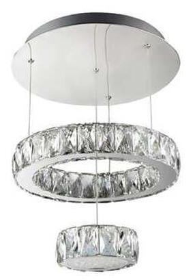 Šviestuvas kabinamas Searchlight Clover 2328CC, LED, 4000 °K, 2 x 33 W