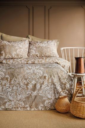 Patalynės užvalkalų komplektas Domoletti Gola, smėlio, 160 x 200 cm