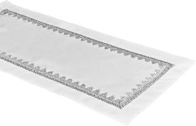 Stalo takelis stačiakampė Mariall OH-253-B, balta/sidabro, 60 x 120 cm