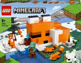 Konstruktorius LEGO® Minecraft® Lapių buveinė 21178, 193 vnt.