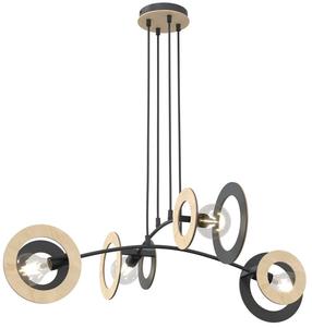 Sietynas kabinamas Emibig Skiva 1409/4, E27, 4 x 15 W