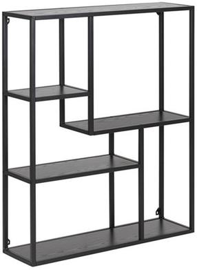 Pastatoma lentyna Home4you Seaford, pilka, 75 cm x 20 cm x 91 cm