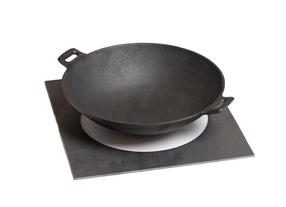 Ketaus keptuvė GrillSymbol Wok WPS, 30 cm x 7 cm