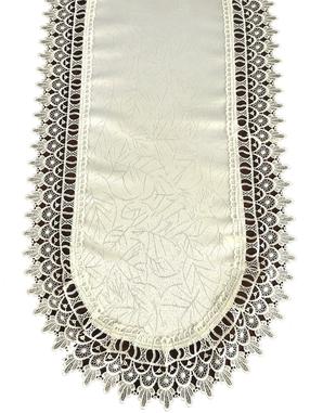 Stalo takelis ovalas G14-02, kreminė, 60 x 120 cm