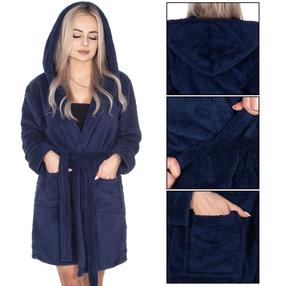 Chalatas Springos HA7370, mėlyna, L/XL