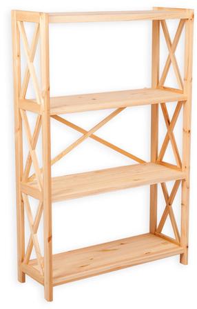 Pastatoma lentyna Felix 4, medžio, 80 cm x 31 cm x 127 cm