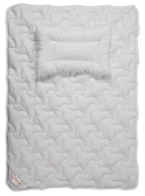 Antklodės ir pagalvės komplektas vaikams Senna Coreno, 100 x 135 cm, balta, 2 vnt.