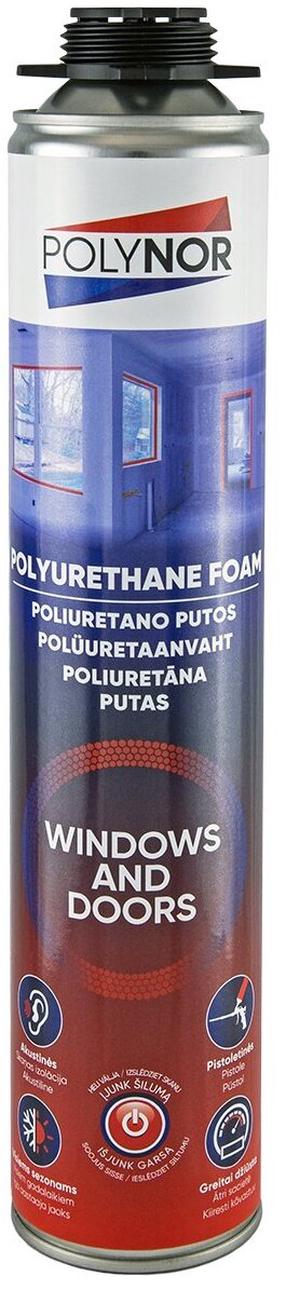 Montažinės putos Polynor Windows & Doors, 650 g