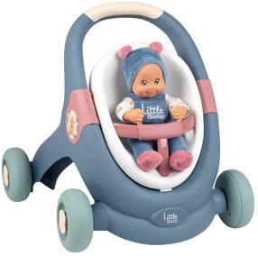 Lėlių vežimėlis Smoby Baby Walker 7600140308, įvairių spalvų
