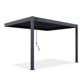 Pavėsinė Pergola Elegance Wall, 400 x 256 cm, antracito