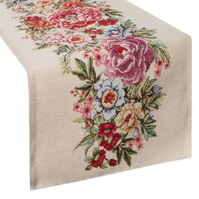 Stalo takelis stačiakampė Gria, žalia/rožinė/violetinė, 40 x 100 cm