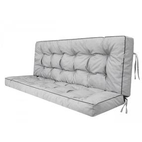 Lauko baldų pagalvių rinkinys Hobbygarden Pola P18JSZ2, šviesiai pilka, 180 x 105 cm