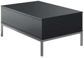 Kavos staliukas Kalune Design Lord, antracito/sidabro, 90 cm x 60 cm x 40 cm