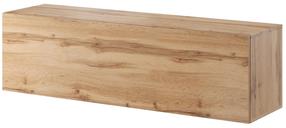 Televizoriaus spintelė Vivien 03, wotan ąžuolo, 140 cm x 38 cm x 40 cm