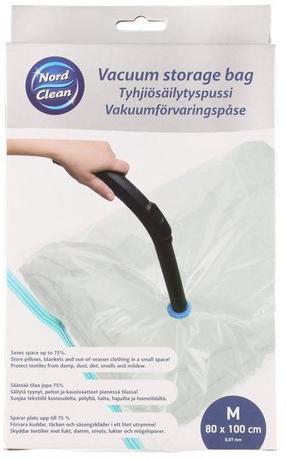 Vakuuminis maišelis drabužiams Nord Clean Lavender, 100 cm x 80 cm, skaidri