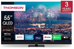 Televizorius Thomson 55QG6C14, 55 ", UHD/QNED/QLED