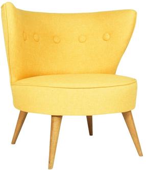 Kėdė Hanah Home Riverhead 558ZEN1117, geltonas, 74 cm x 80 cm x 76 cm