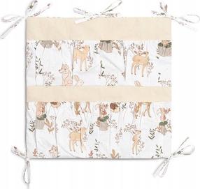 Organizatorius - dėklas Sensillo Wolf And Friends, balta/smėlio