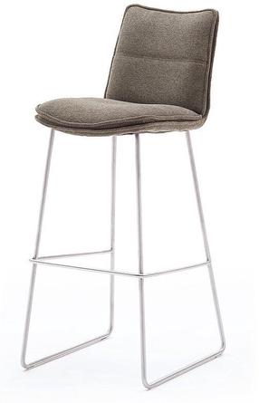 Baro kėdė MC Akcent Hampton HBFE51CX, matinė, tamsiai smėlinė, 54 cm x 42 cm x 110 cm