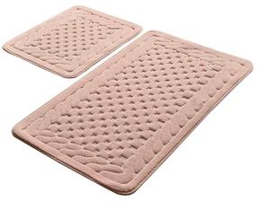 Vonios kilimėlių rinkinys Foutastic Bambi 351ALS2135, rožinis, 100 cm x 60 cm