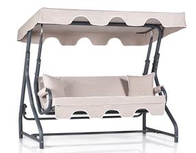 Lauko sūpynės Kalune Design Olea 3 561CLR1723, šviesiai ruda, 200 cm x 110 cm x 165 cm